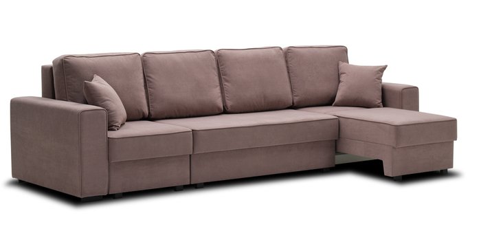 Диван-кровать Астон коричневого цвета - лучшие Прямые диваны в INMYROOM