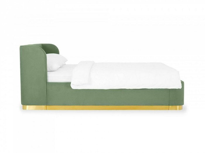 Кровать Vibe 160х200 зеленого цвета с подъемным механизмом - лучшие Кровати для спальни в INMYROOM