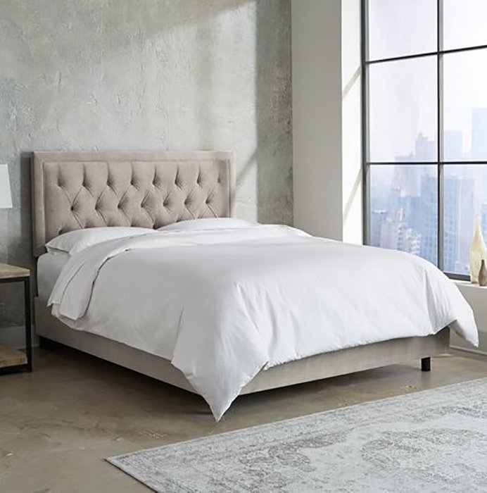 Кровать Alix Light Gray 160х200 - купить Кровати для спальни по цене 92000.0
