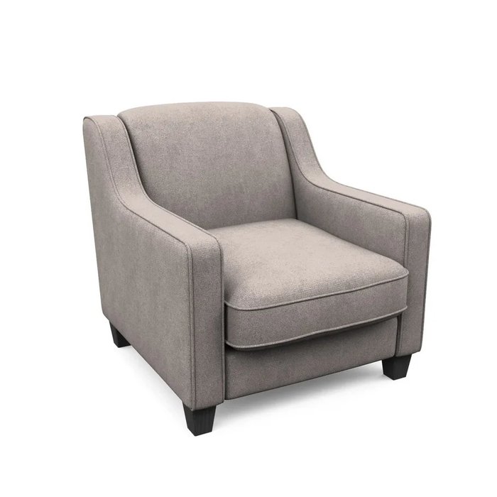 Кресло Агата бежевого цвета - купить Интерьерные кресла по цене 72680.0