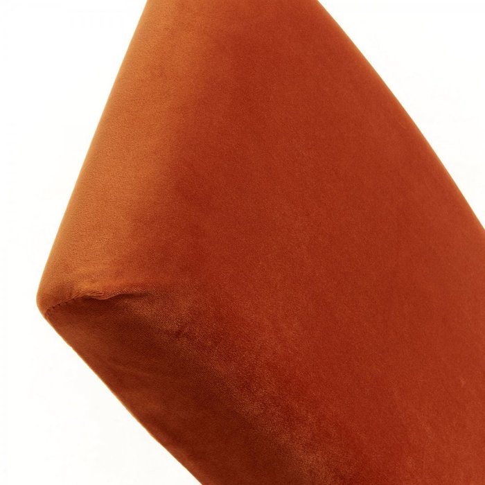 Стул Freia из велюра оранжевого цвета - лучшие Обеденные стулья в INMYROOM