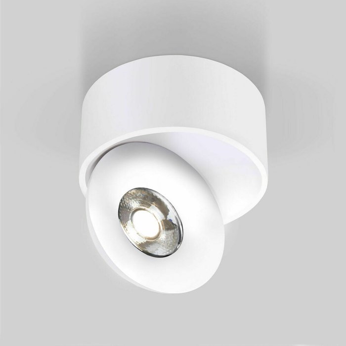 Накладной светодиодный светильник Glide белый 25100/LED