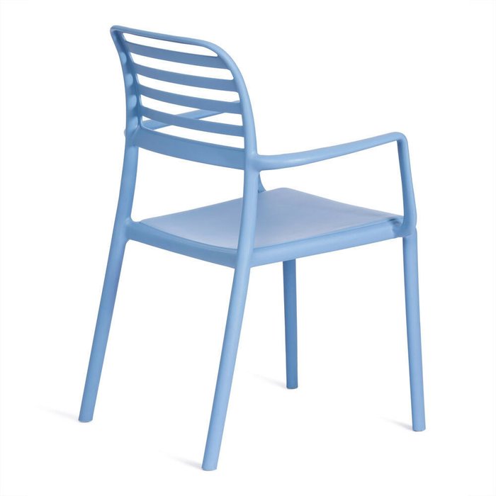 Стул-кресло Valutto голубого цвета - лучшие Обеденные стулья в INMYROOM