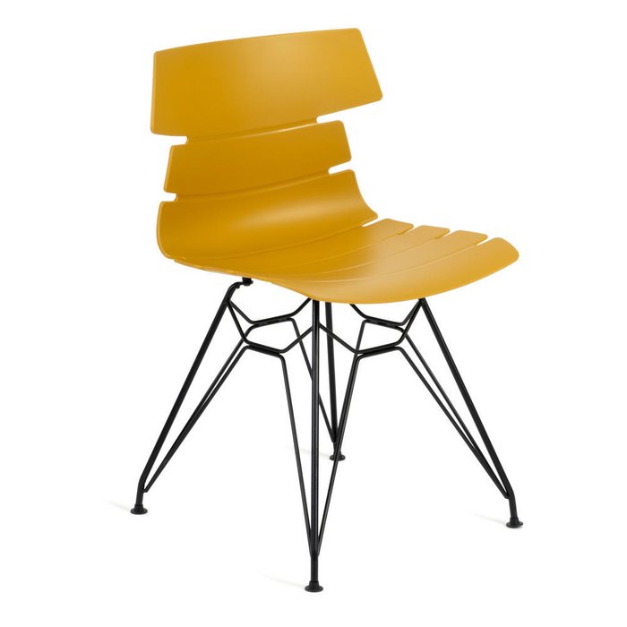 Набор из четырех стульев Hansen оранжевого цвета - купить Обеденные стулья по цене 14040.0