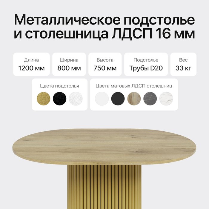 Обеденный стол Trubis Wood 120 с металлическим золотым подстольем и столешницей орех - лучшие Обеденные столы в INMYROOM Обеденный стол Trubis Wood 120 с металлическим золотым подстольем и столешницей орех - лучшие Обеденные столы в INMYROOM