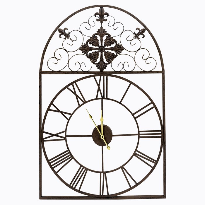 Часы настенные "Кружево небес" античный черный