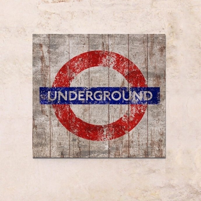 Деревянные панно London Underground