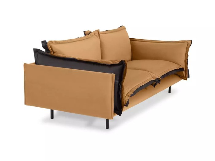 Диван Barcelona светло-коричневого цвета - купить Прямые диваны по цене 106650.0