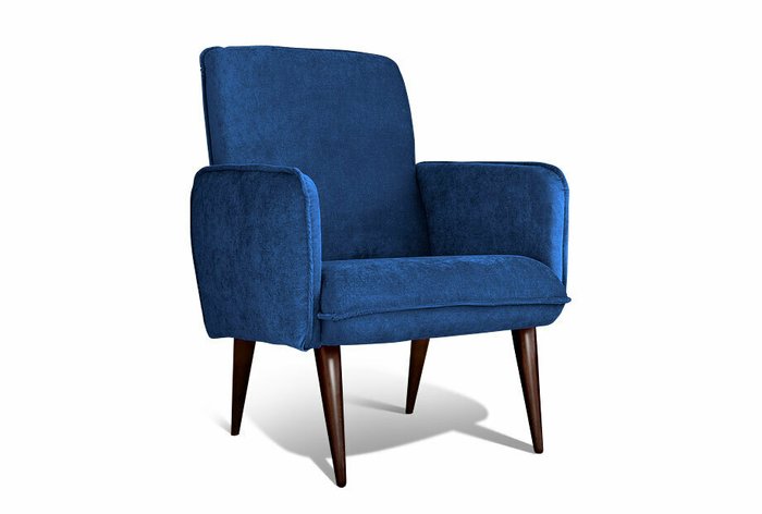 Кресло Стью синего цвета