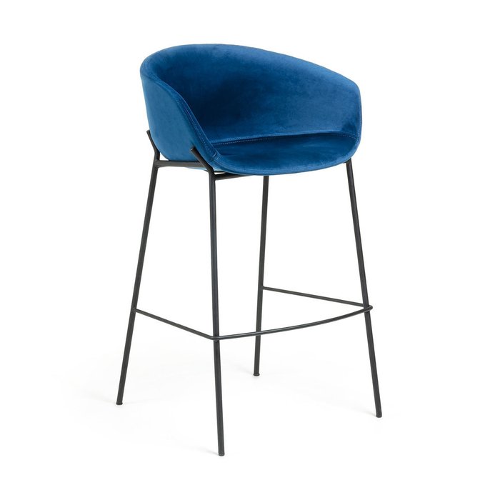 Барный стул Zadine синего цвета