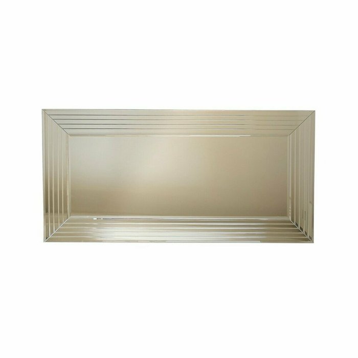 Настенное зеркало 65х130 серебристого цвета