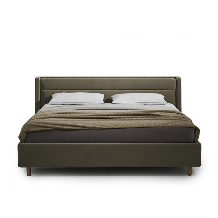 Кровать Iris 180х200 серого цвета Кровать Iris 180х200 серого цвета