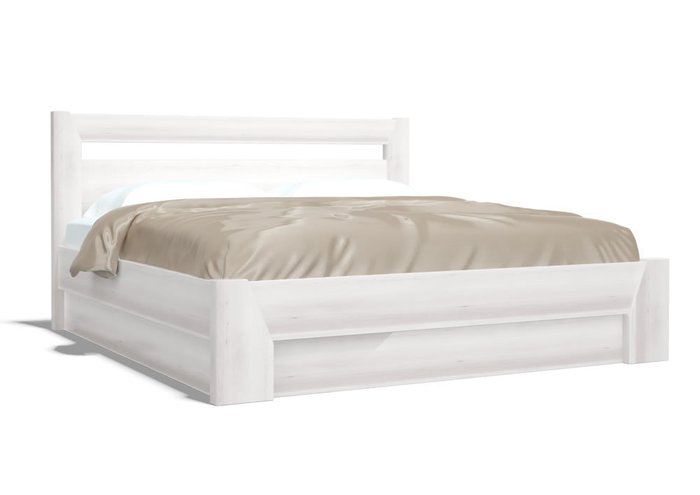 Кровать Парма бук-каштан 160х195 - лучшие Кровати для спальни в INMYROOM