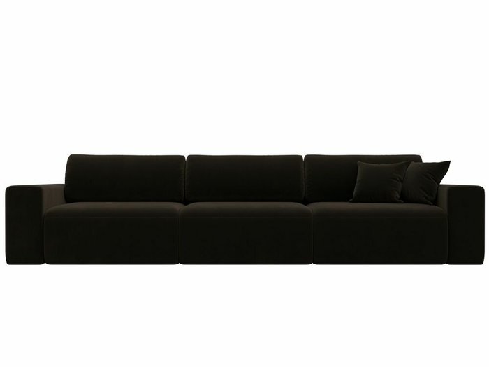 Диван-кровать Лига 036 Классик Лонг темно-коричневого цвета - купить Прямые диваны по цене 94999.0