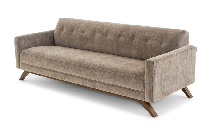 Прямой диван коричневого цвета  - лучшие Прямые диваны в INMYROOM