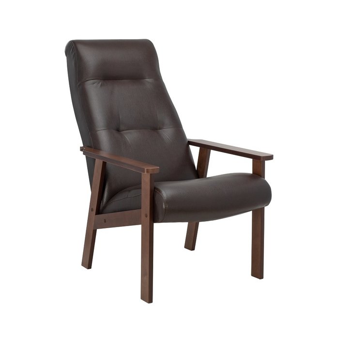 Кресло Retro темно-коричневого цвета