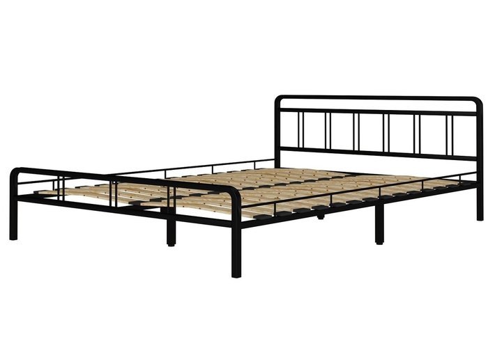 Кровать Леон 140х200 черного цвета - лучшие Кровати для спальни в INMYROOM