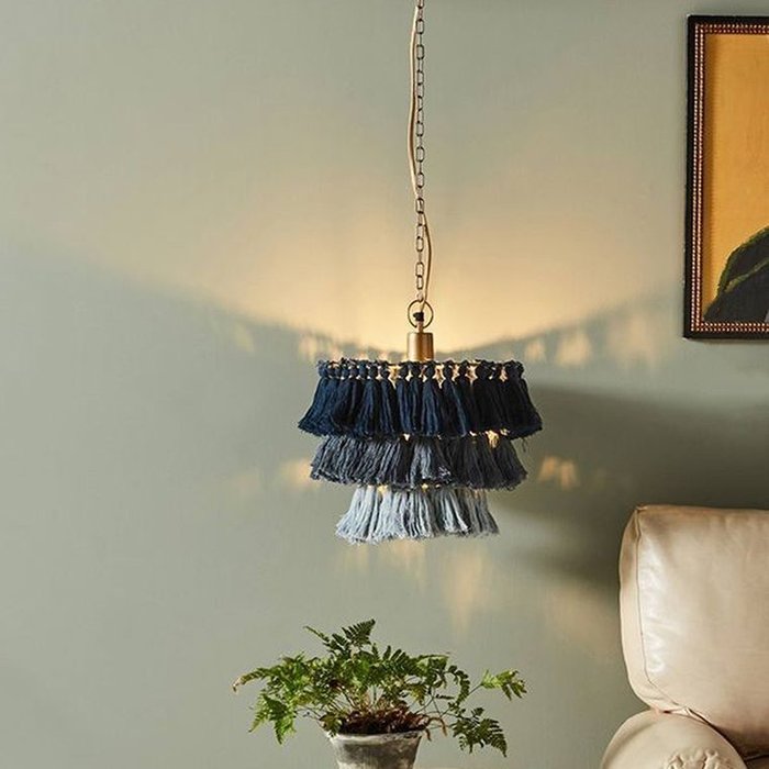 Настенный светильник Tassel Wall бежевого цвета - лучшие Бра и настенные светильники в INMYROOM