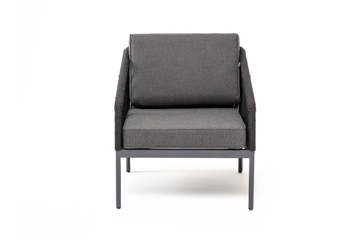 Кресло Канны темно-серого цвета - купить Садовые кресла по цене 54100.0