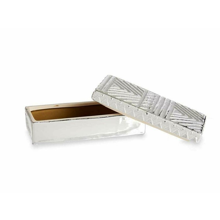 Шкатулка Серебристый Керамика 10,2 x 6,3 x 20,5 cm (6 штук) - купить Шкатулки по цене 7760.0