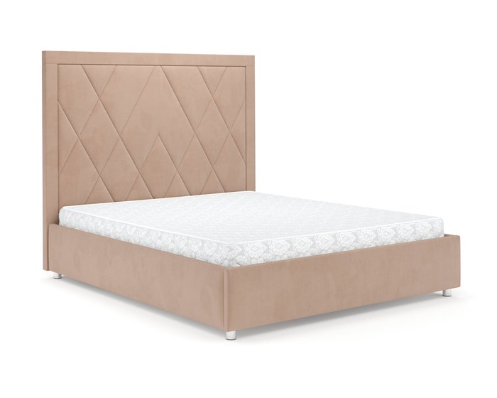 Кровать Треви 160х190 Luna 061 бежевого цвета с подъемным механизмом  - купить Кровати для спальни по цене 38390.0