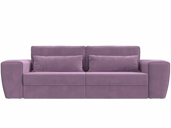 Прямой диван-кровать Лига 008 сиреневого цвета - купить Прямые диваны по цене 60999.0