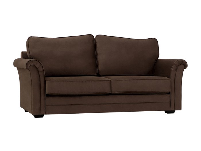 Диван-кровать двухместный Sydney коричневого цвета - купить Прямые диваны по цене 86990.0