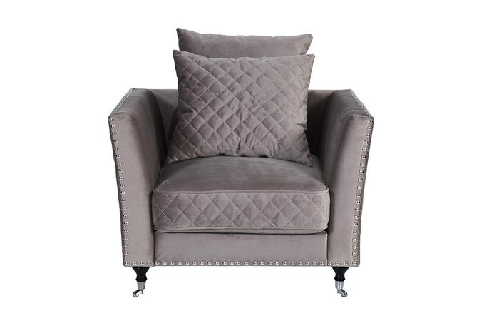 Кресло Sorrento серого цвета - купить Интерьерные кресла по цене 79000.0