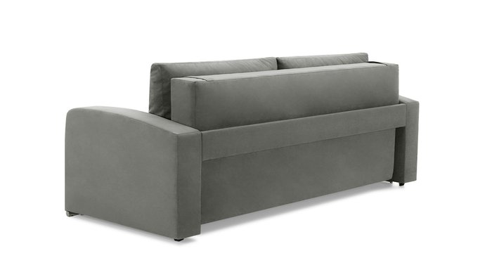 Прямой диван-кровать Окленд Лайт серого цвета - лучшие Прямые диваны в INMYROOM