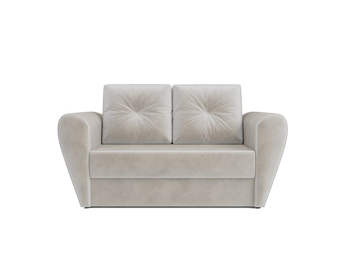 Прямой диван-кровать Квартет светло-бежевого цвета - купить Прямые диваны по цене 26090.0