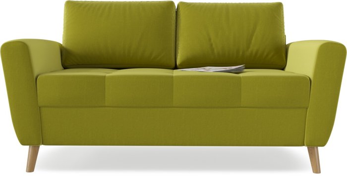 Прямой диван Sleep Big светло-зеленого цвета