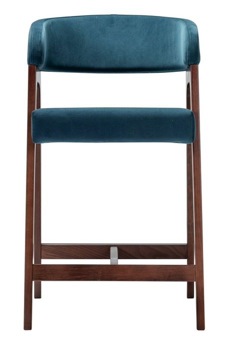 Полубарный стул Baxter синего цвета - купить Барные стулья по цене 17490.0