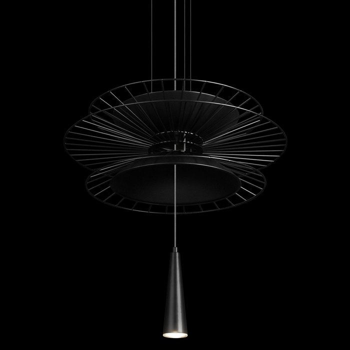 Подвесная люстра Star 10141B/400 Black (металл, цвет черный) - лучшие Подвесные люстры в INMYROOM