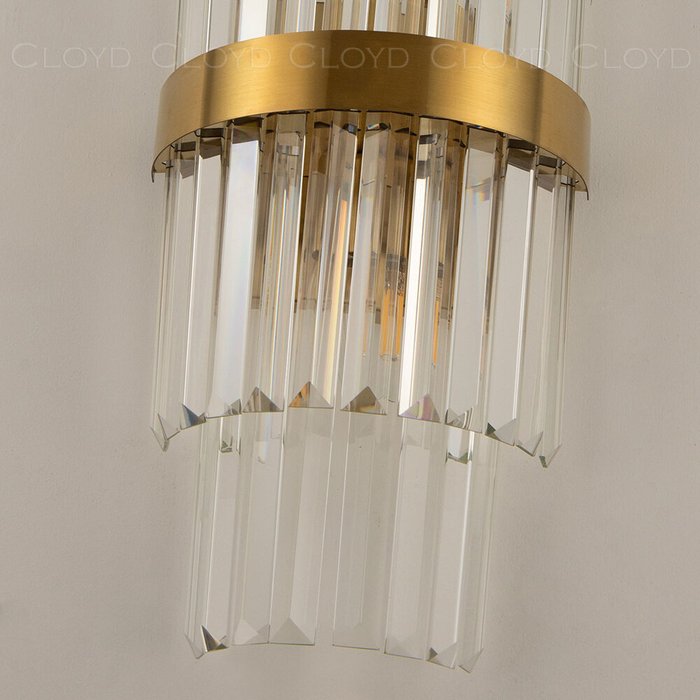 Бра Cloyd BROTIGAN-B W2 / выс. 55 см - латунь - лучшие Бра и настенные светильники в INMYROOM Бра Cloyd BROTIGAN-B W2 / выс. 55 см - латунь - лучшие Бра и настенные светильники в INMYROOM