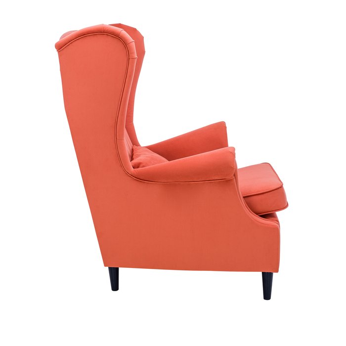 Кресло Монтего оранжевого цвета  - лучшие Интерьерные кресла в INMYROOM