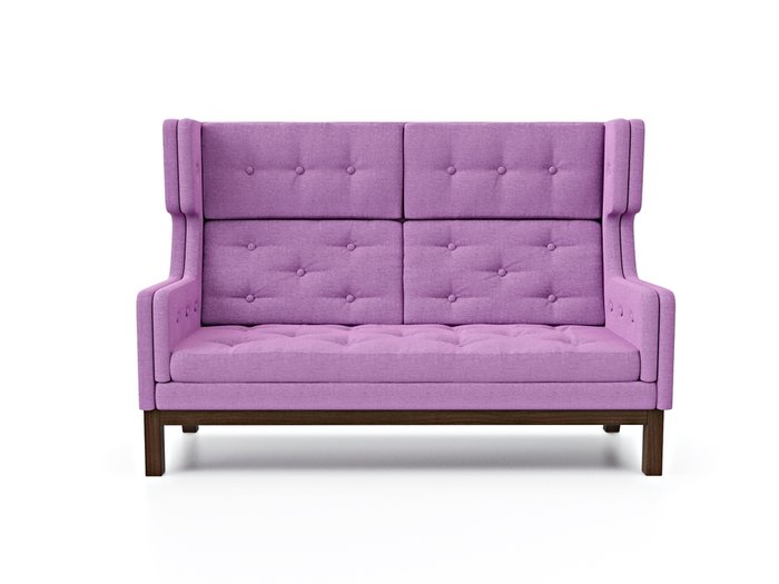 Диван Айверс Хай фиолетового цвета - лучшие Прямые диваны в INMYROOM