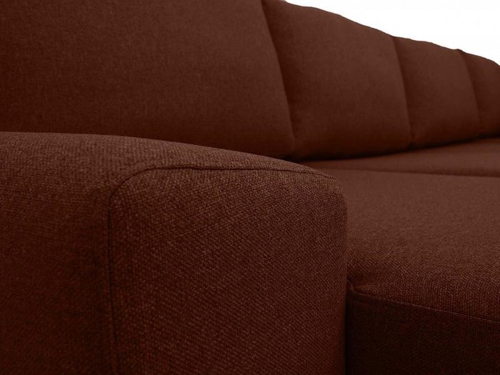 Угловой диван-кровать Petergof коричневого цвета - лучшие Угловые диваны в INMYROOM