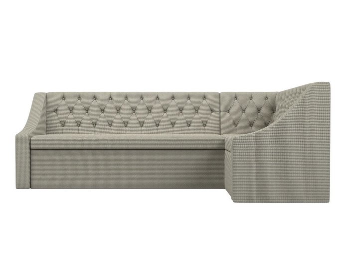 Кухонный угловой диван-кровать Мерлин бежево-коричневого цвета  правый угол - купить Угловые диваны по цене 48999.0