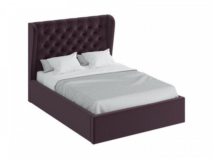 Кровать Jazz фиолетового цвета с подъемным механизмом 160х200