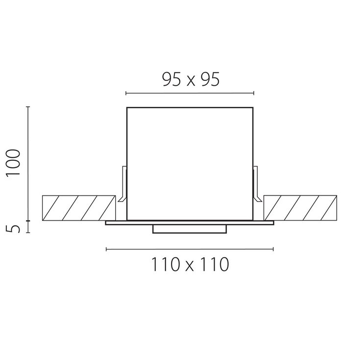 Встраиваемый светильник Lightstar Cardano  - лучшие Встраиваемые споты в INMYROOM