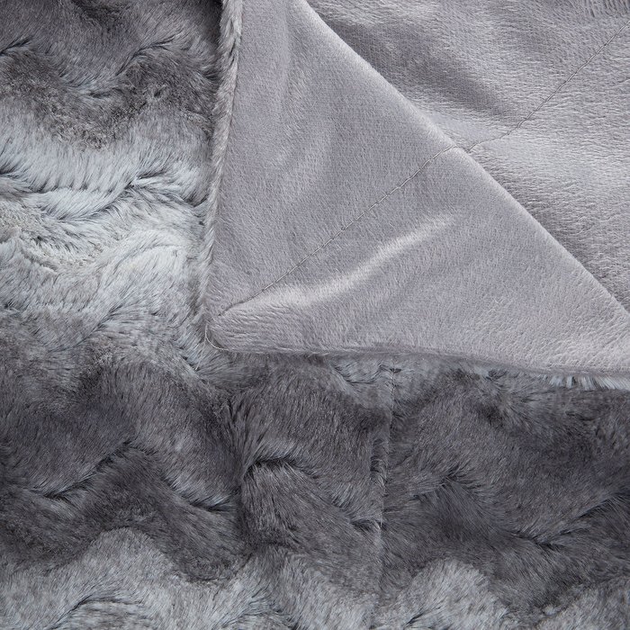 Одеяло Розанна серого цвета - купить Пледы по цене 8490.0