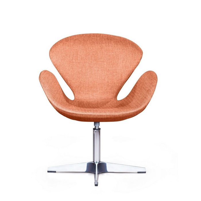 Лаунж кресло Swan оранжевого цвета - купить Офисные кресла по цене 54000.0