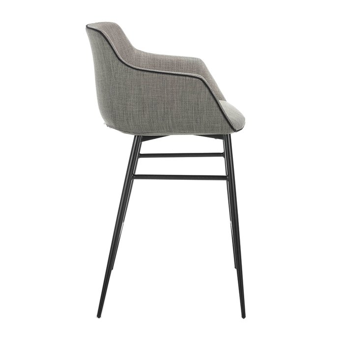 Полубарный стул серого цвета  - купить Барные стулья по цене 69990.0