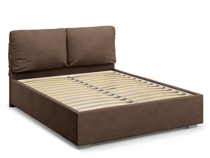 Кровать Trazimeno с  ортопедическим основанием без ПМ 180х200 шоколадного цвета - лучшие Кровати для спальни в INMYROOM