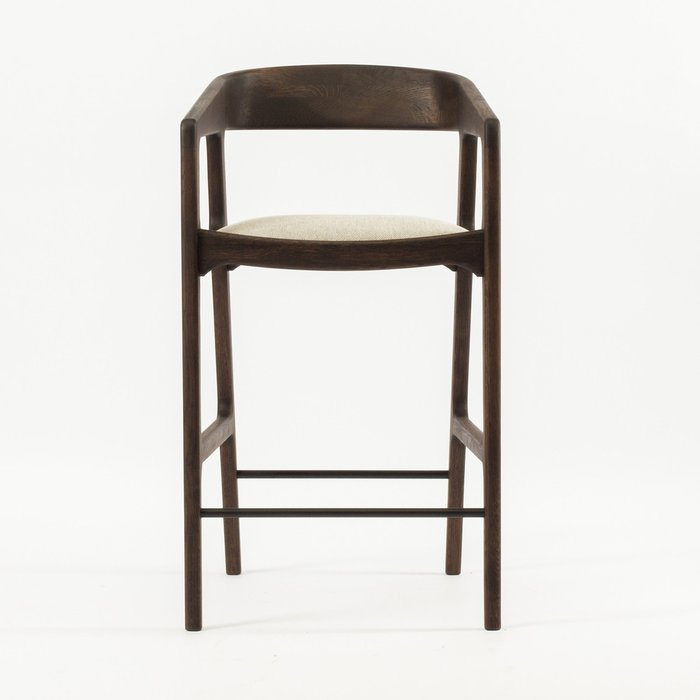 Полубарный стул Речото коричневого цвета - купить Барные стулья по цене 32900.0