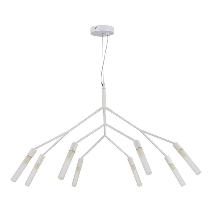 Светильник подвесной Белый/Белый G9 8*5W KAITO - купить Подвесные люстры по цене 13150.0