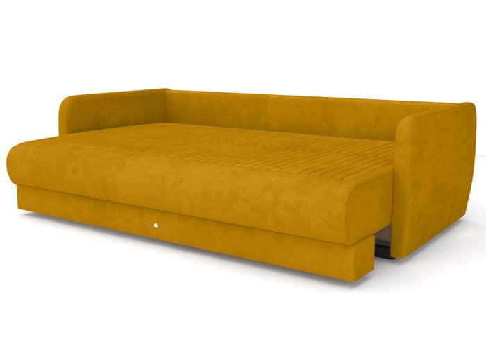 Прямой диван-кровать желтого цвета - купить Прямые диваны по цене 198000.0