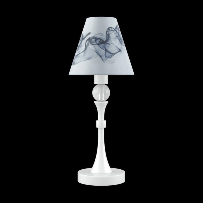Настольная лампа Eclectic с серым абажуром - купить Настольные лампы по цене 2300.0