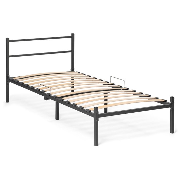Кровать Фади 80х200 черного цвета - купить Кровати для спальни по цене 6250.0