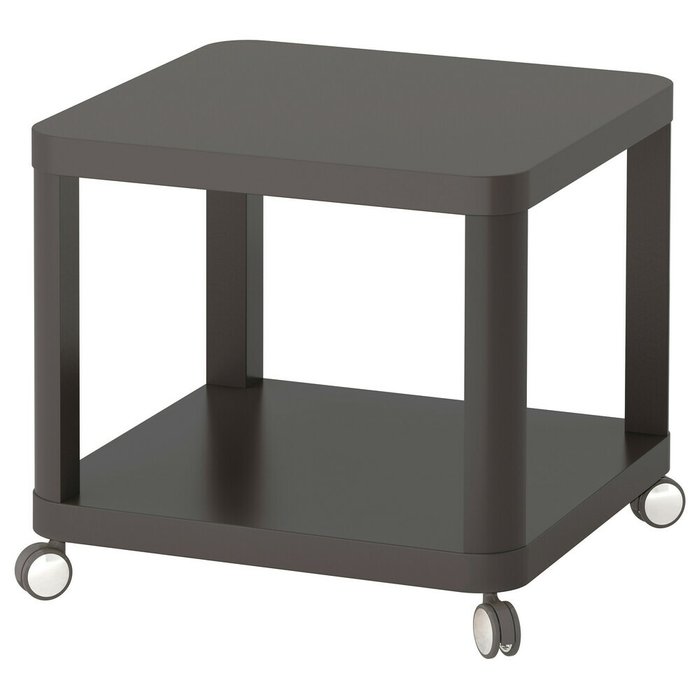 Стол приставной на колесиках Tingby темно-серого цвета